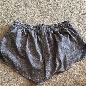 lululemon athletica Women's Heathered Gray Athletic Shorts